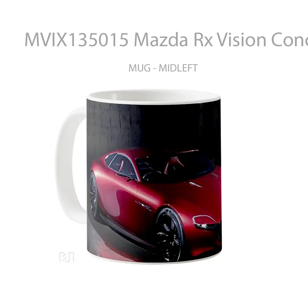 Mug Mazda Rx Vision Concept Gelas Superhero - All-side / Desain
