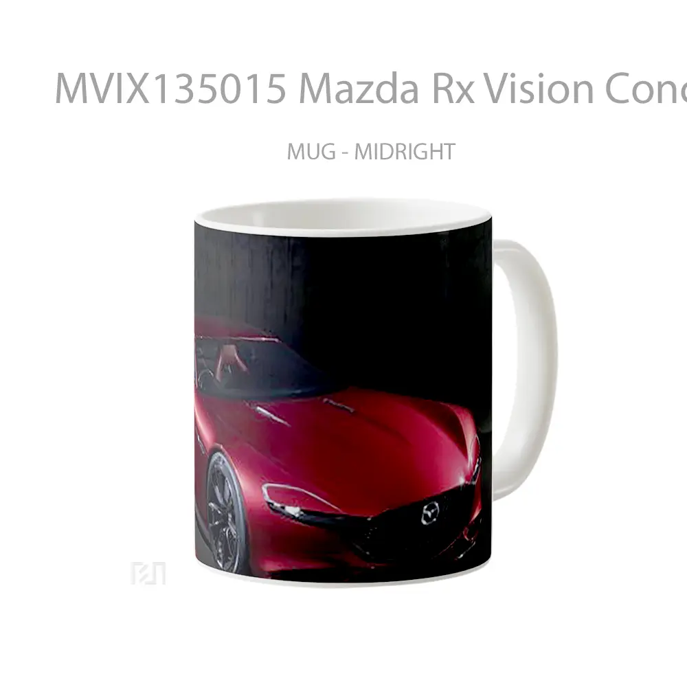 Mug Mazda Rx Vision Concept Gelas Superhero - All-side / Desain
