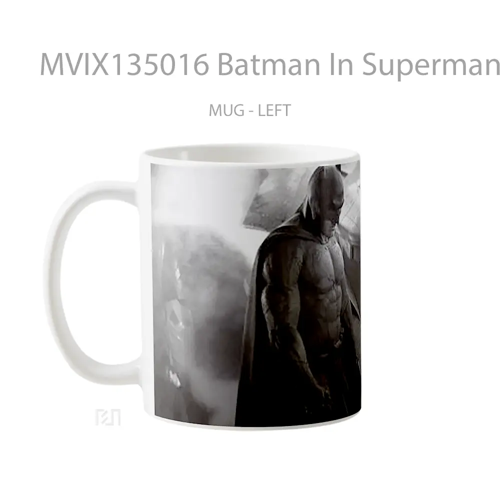 Mug Batman In Superman Vs Batman Gelas Superhero - All-side / Desain