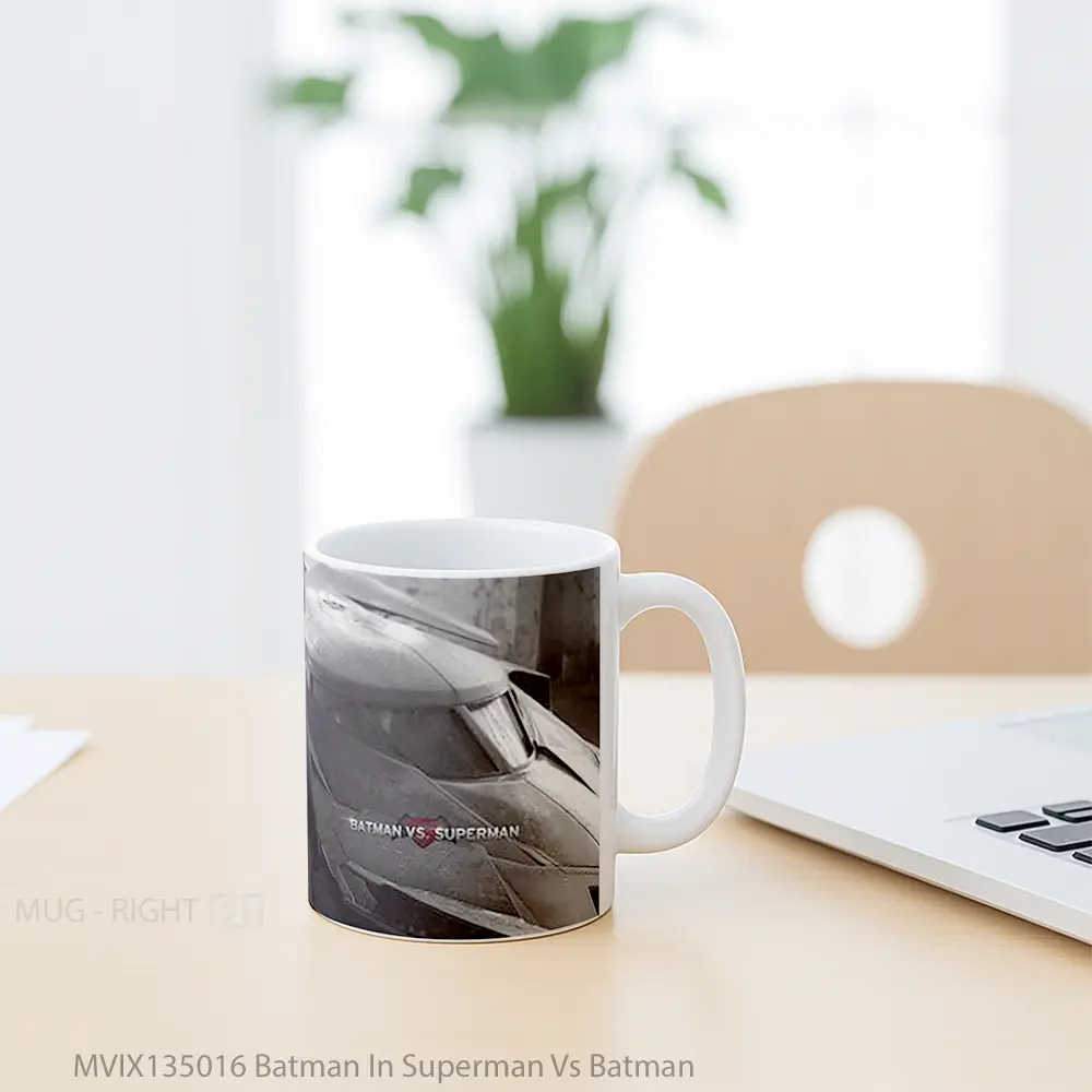 Mug Batman In Superman Vs Batman Gelas Superhero - All-side / Desain
