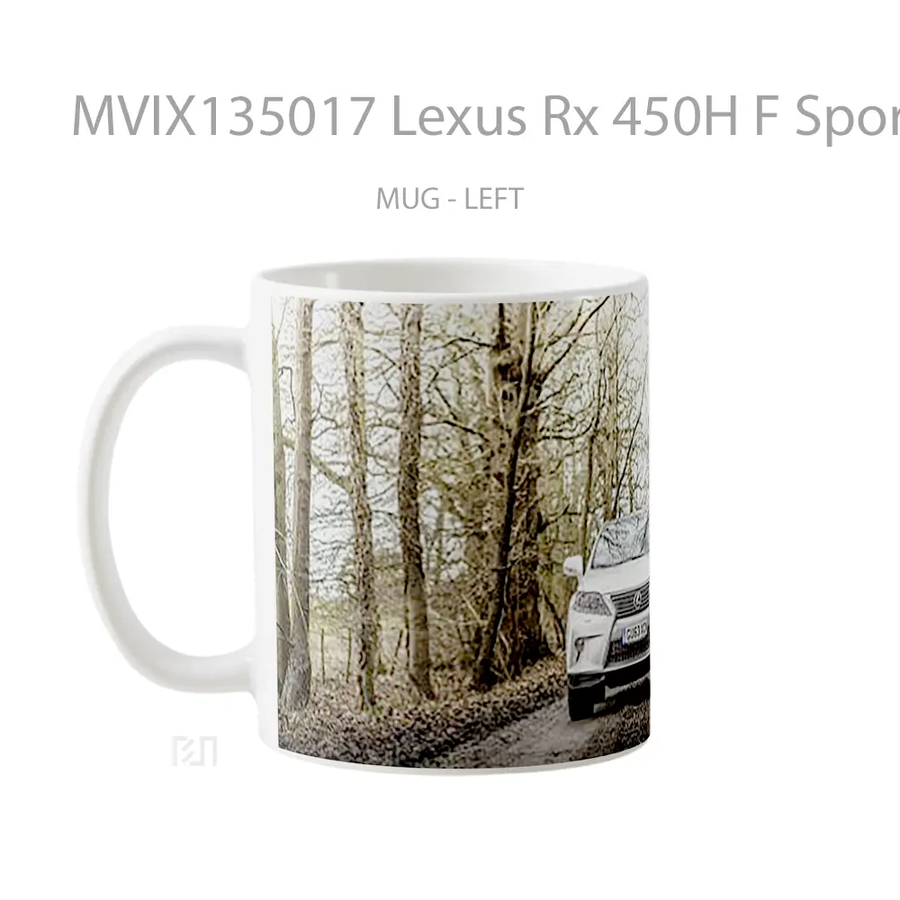 Mug Lexus Rx 450H F Sport Uk Spec Cangkir Mobil - All-side / Desain