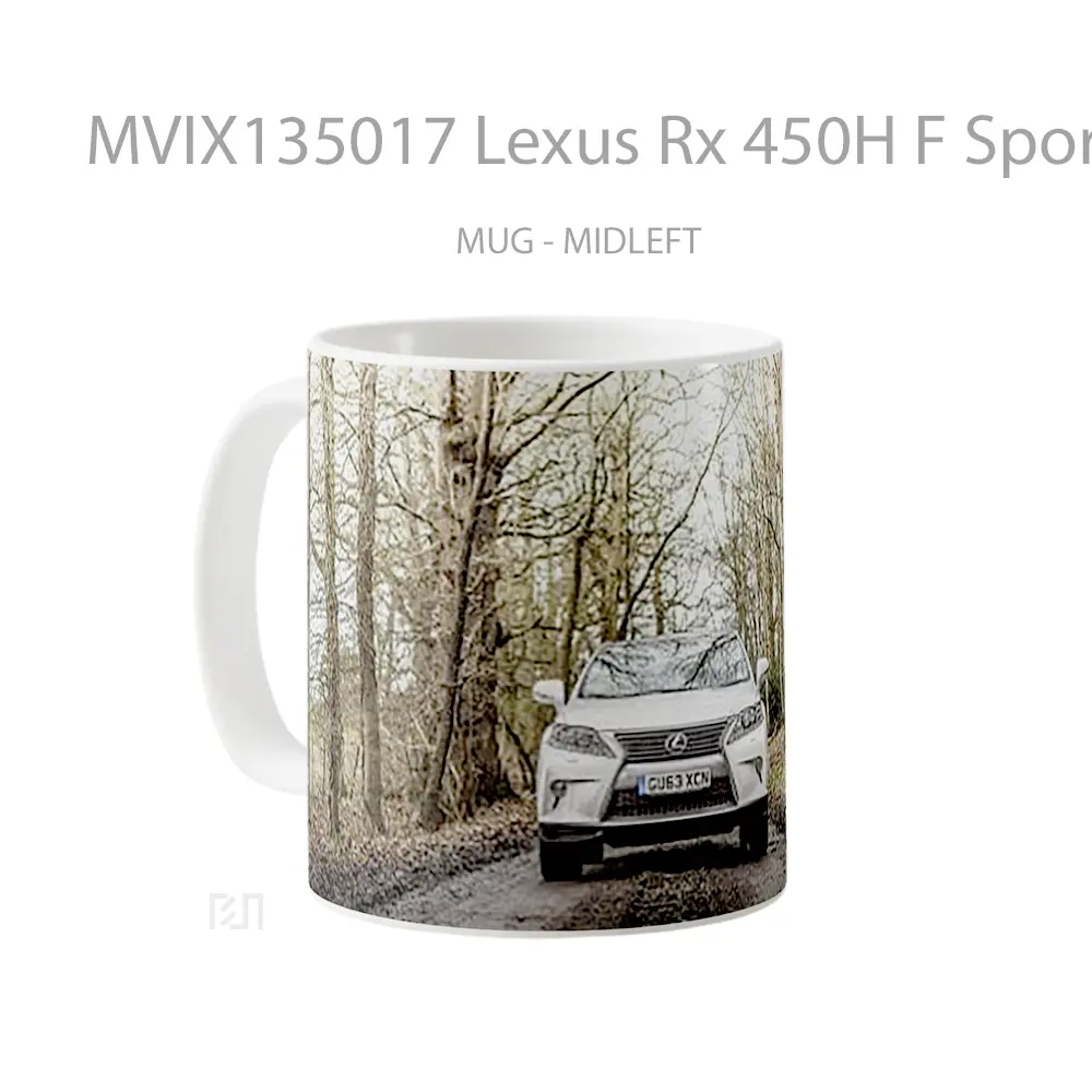 Mug Lexus Rx 450H F Sport Uk Spec Cangkir Mobil - All-side / Desain