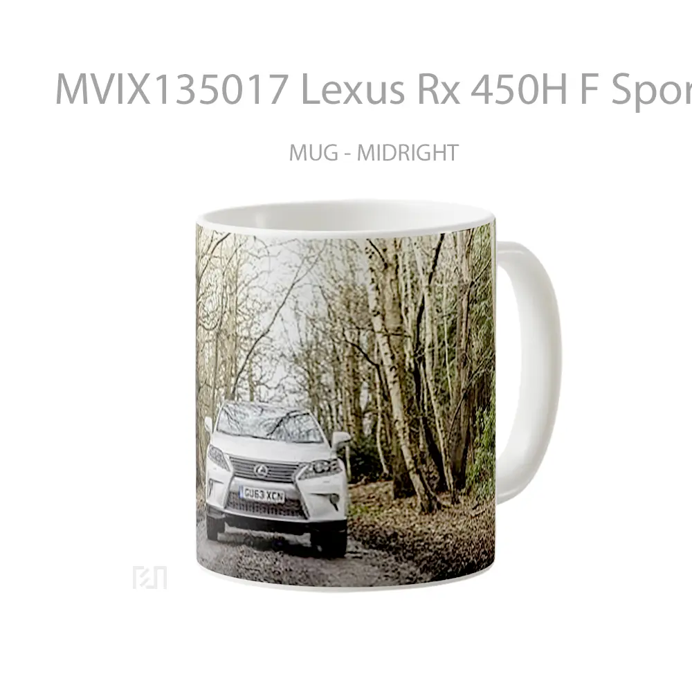 Mug Lexus Rx 450H F Sport Uk Spec Cangkir Mobil - All-side / Desain