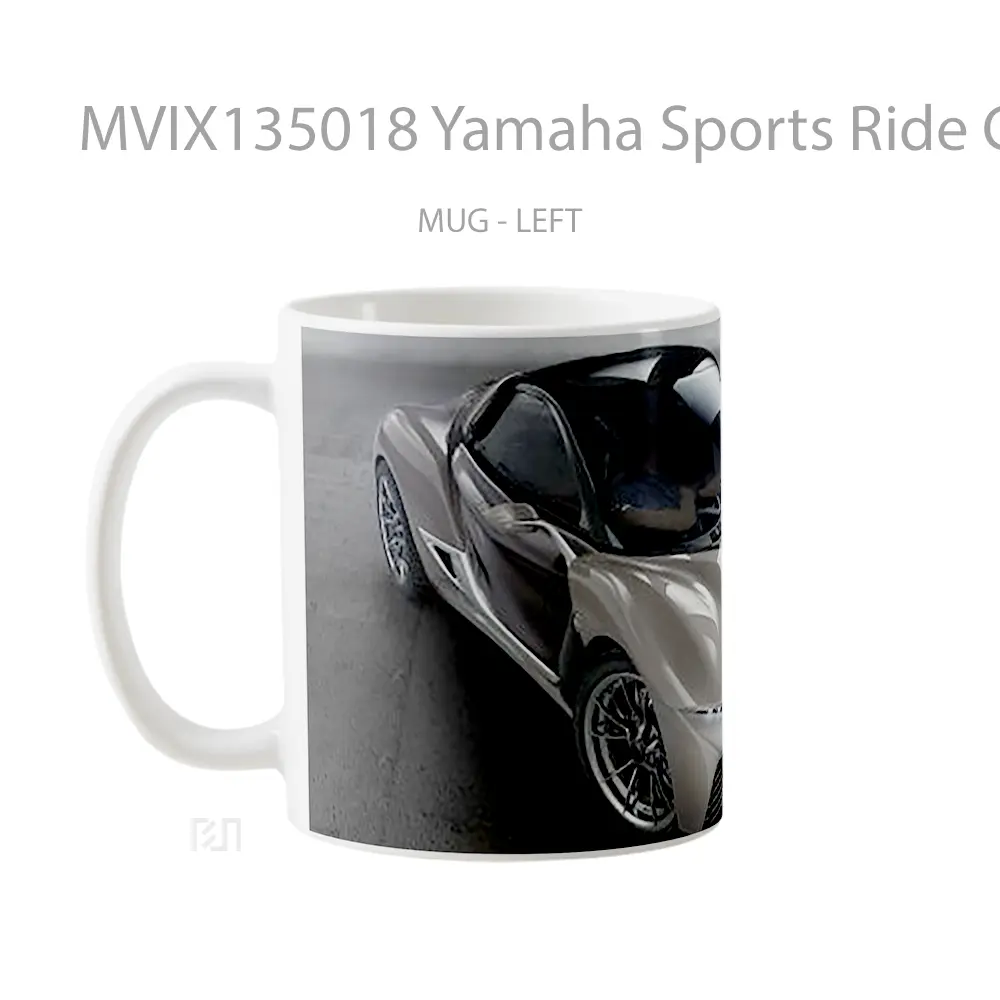 Mug Yamaha Sports Ride Concept Gray Gelas Keramik Unik - All-side / Desain