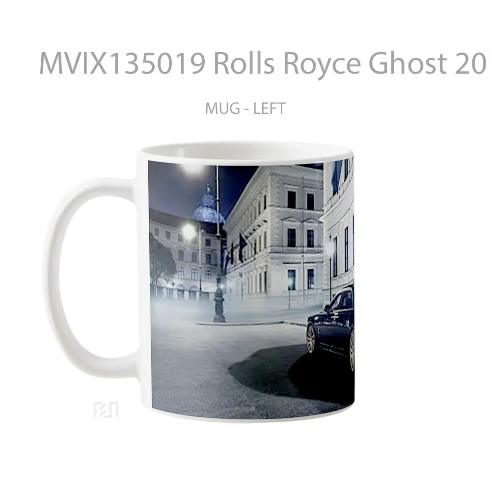 Mug Rolls Royce Ghost 2015 Cangkir Mobil - All-side / Desain