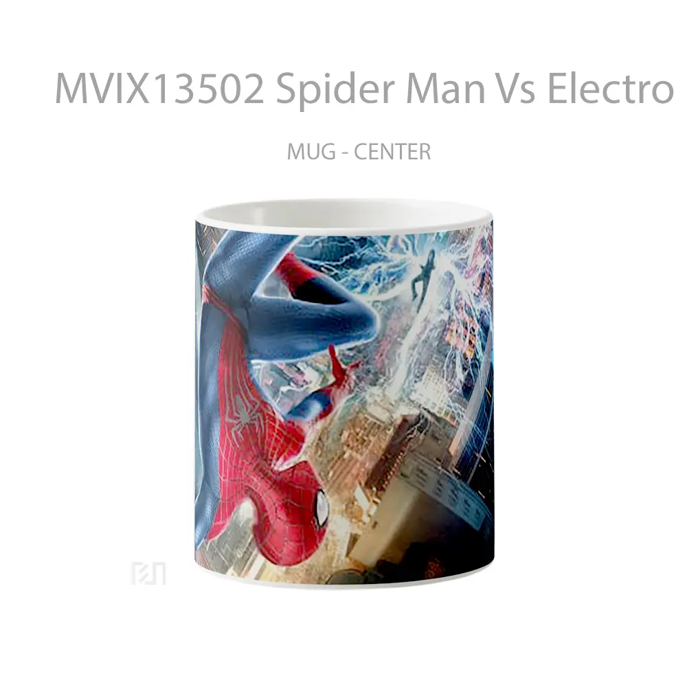 Mug Spider Man Vs Electro Gelas Superhero