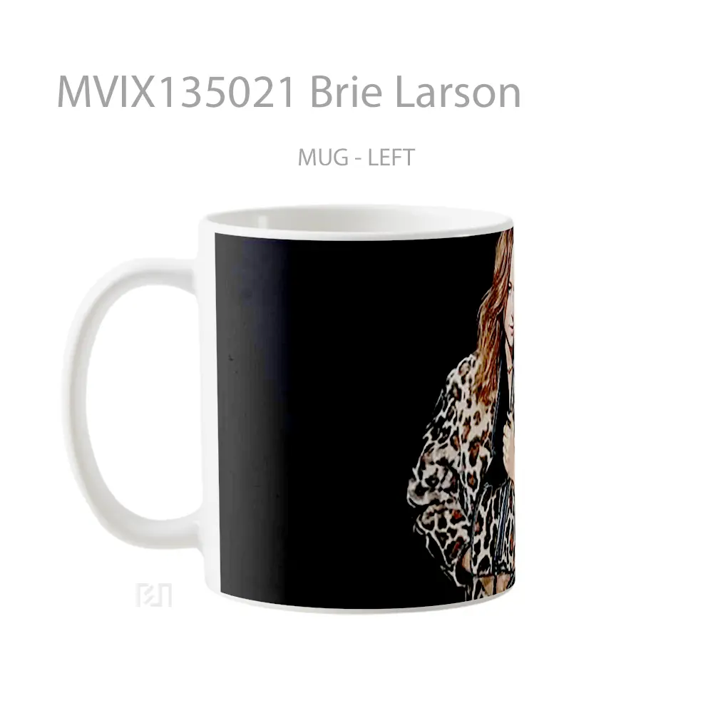 Mug Brie Larson Gelas Keramik Unik - All-side / Desain