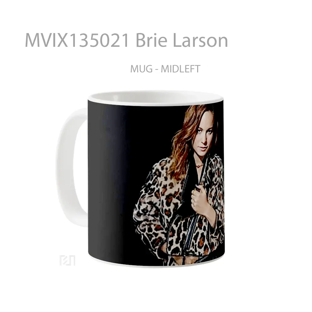 Mug Brie Larson Gelas Keramik Unik - All-side / Desain