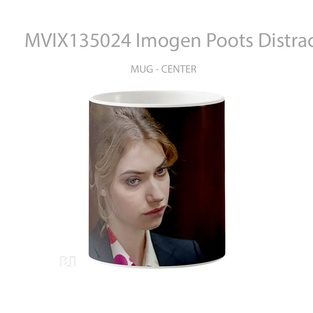 Mug Imogen Poots Distracted Gelas Keramik Unik