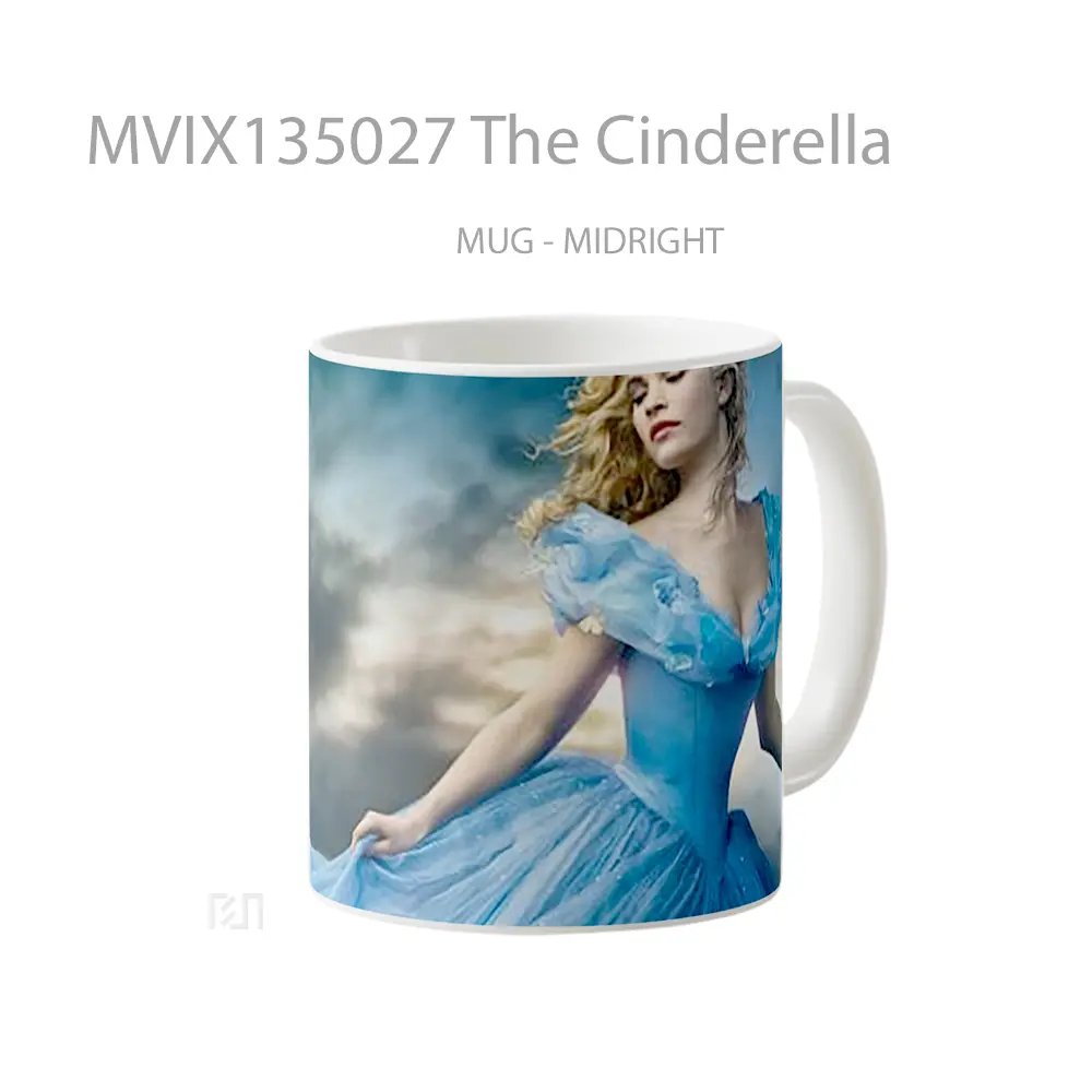 Mug The Cinderella Gelas Keramik Unik - All-side / Desain