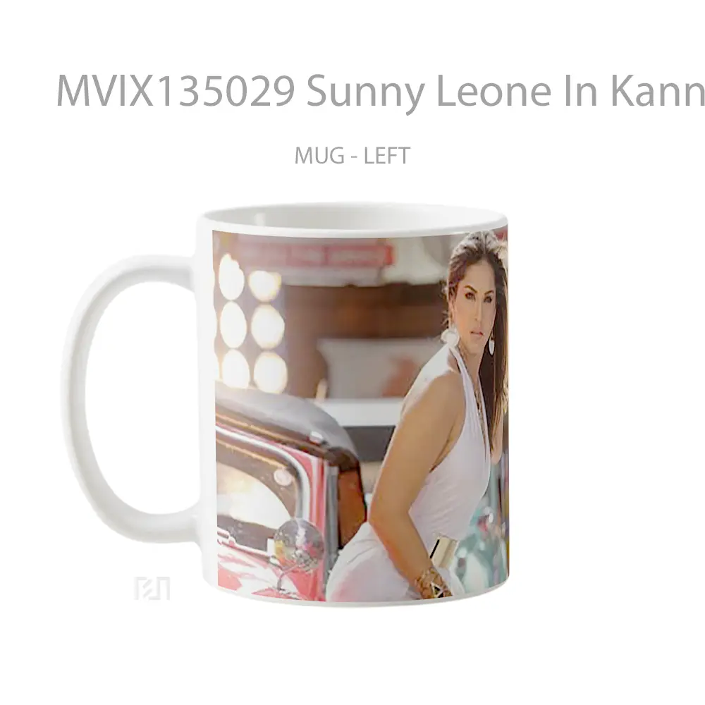 Mug Sunny Leone In Kannada Gelas Keramik Unik - All-side / Desain