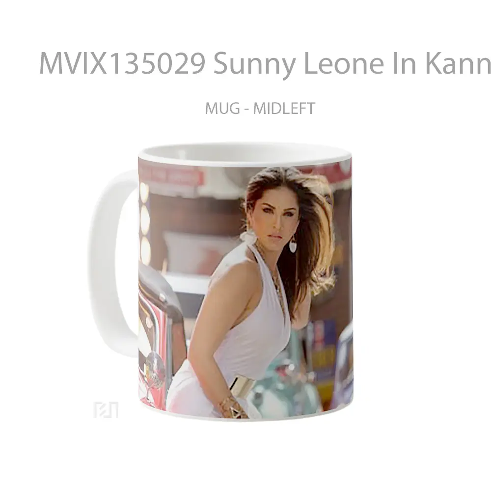 Mug Sunny Leone In Kannada Gelas Keramik Unik - All-side / Desain