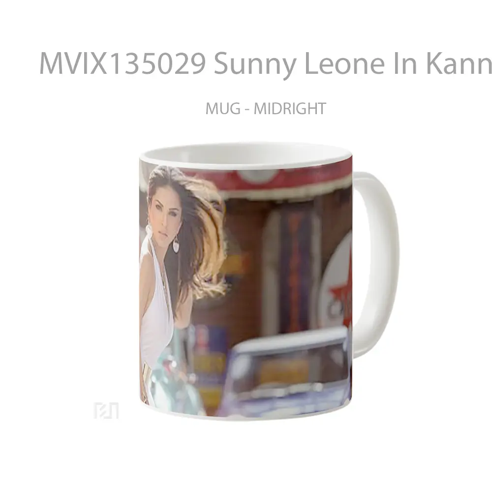 Mug Sunny Leone In Kannada Gelas Keramik Unik - All-side / Desain