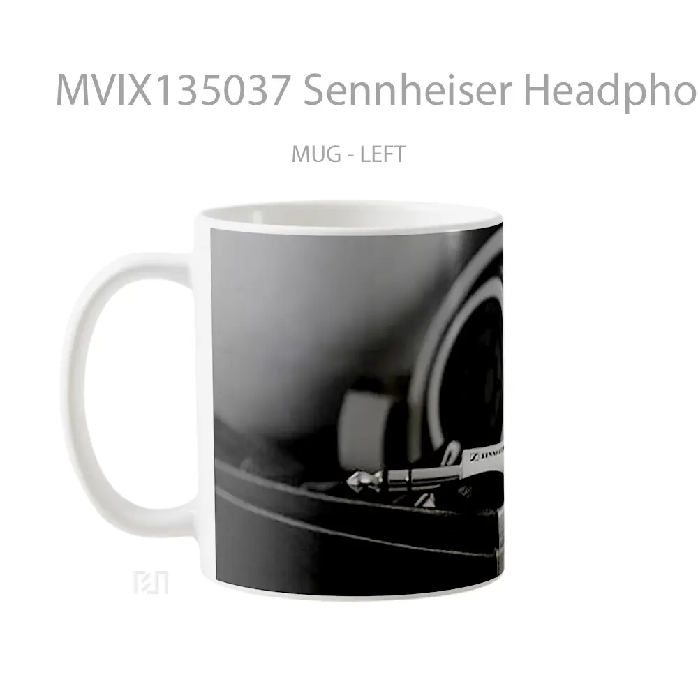 Mug Sennheiser Headphones Gelas Keramik Unik - All-side / Desain