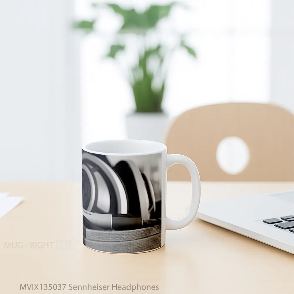 Mug Sennheiser Headphones Gelas Keramik Unik - All-side / Desain