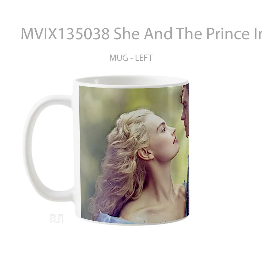 Mug She And The Prince In Cinderella Gelas Keramik Unik - All-side / Desain