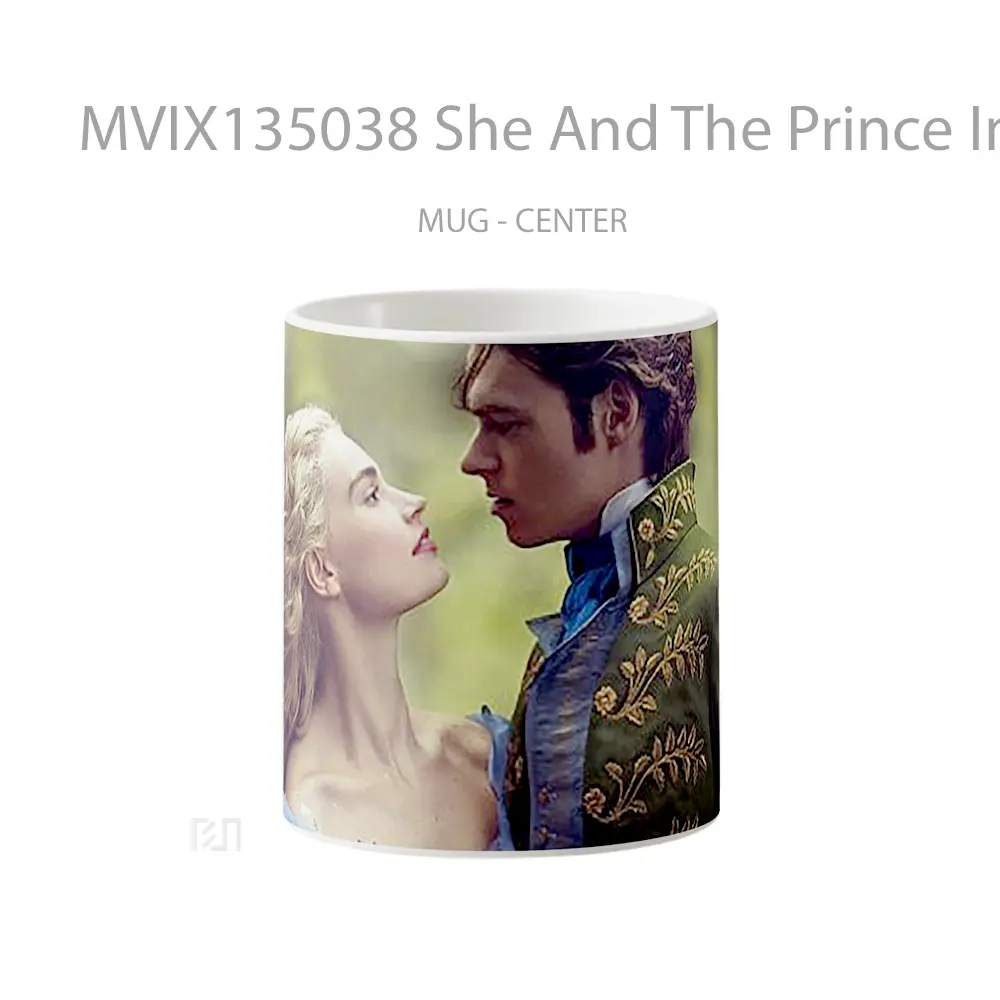 Mug She And The Prince In Cinderella Gelas Keramik Unik