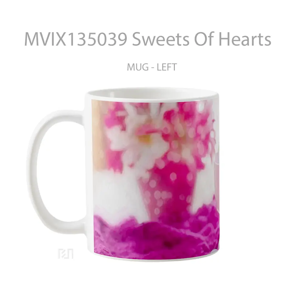 Mug Sweets Of Hearts Gelas Keramik Unik - All-side / Desain