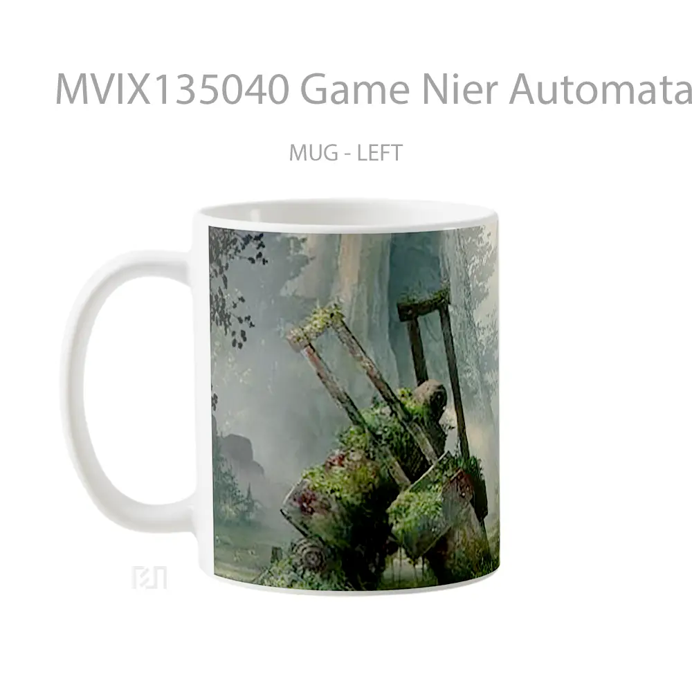 Mug Game Nier Automata Cangkir Gamer - All-side / Desain