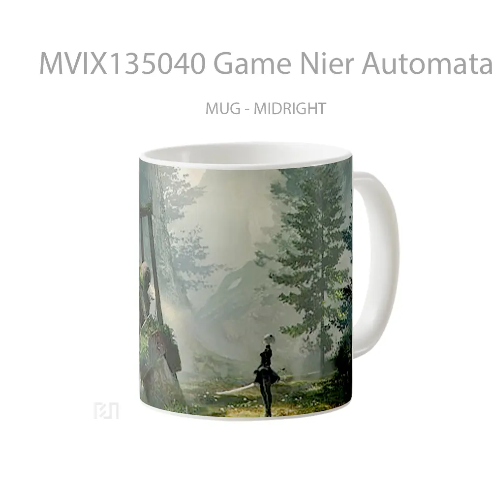 Mug Game Nier Automata Cangkir Gamer - All-side / Desain