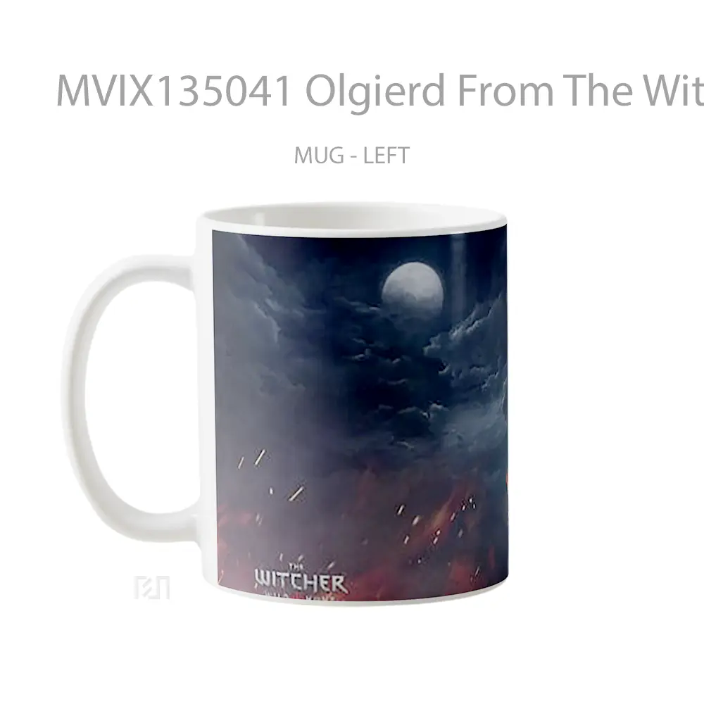 Mug Olgierd From The Witcher 3 Gelas Keramik Unik - All-side / Desain