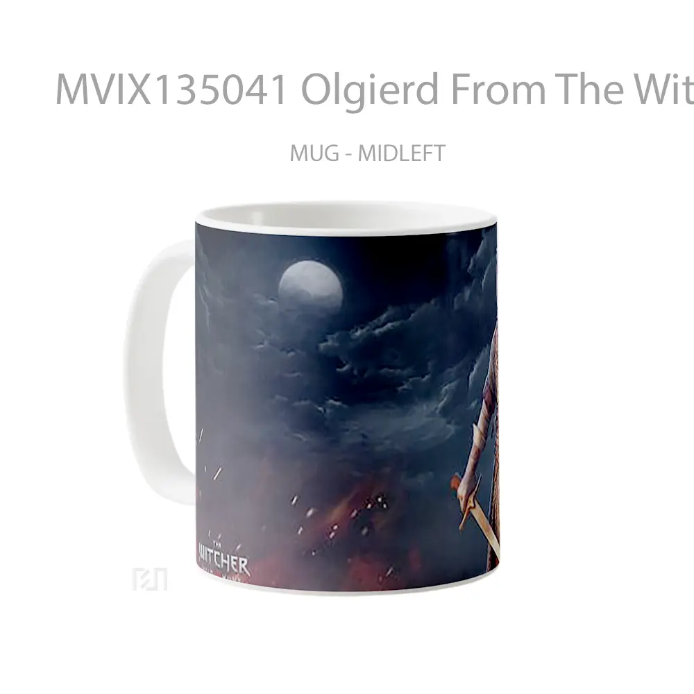 Mug Olgierd From The Witcher 3 Gelas Keramik Unik - All-side / Desain