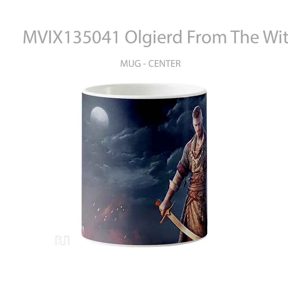 Mug Olgierd From The Witcher 3 Gelas Keramik Unik