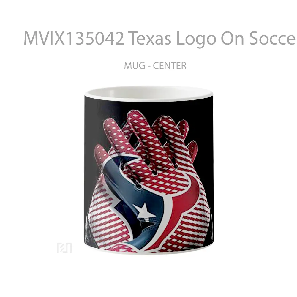 Mug Texas Logo On Soccer Gloves Gelas Keramik Unik