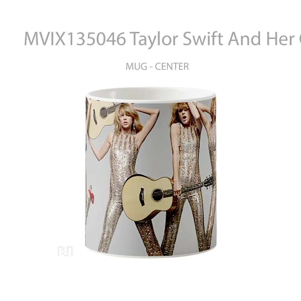 Mug Taylor Swift And Her Guitar Gelas Selebriti