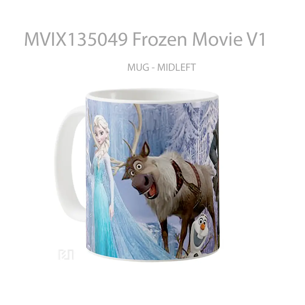 Mug Frozen Movie V1 Gelas Keramik Unik - All-side / Desain