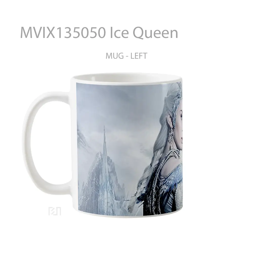 Mug Ice Queen Gelas Keramik Unik - All-side / Desain