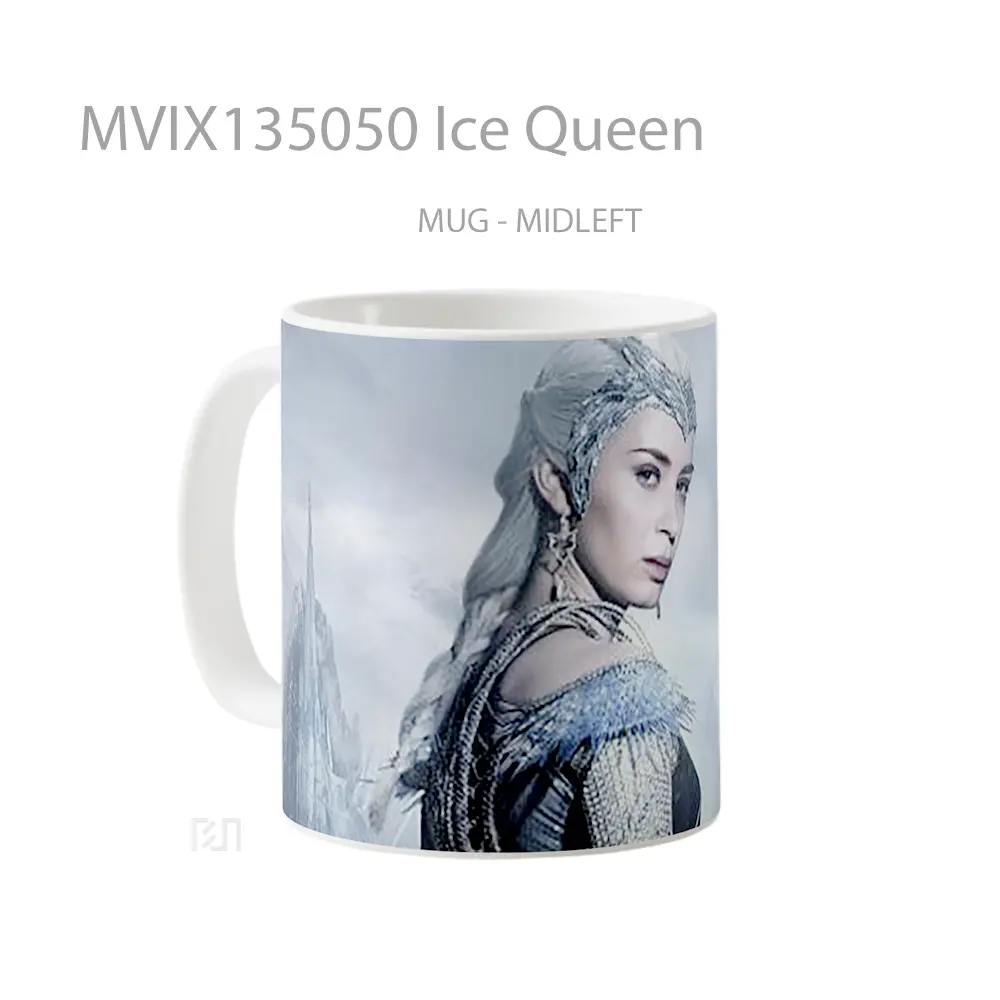 Mug Ice Queen Gelas Keramik Unik - All-side / Desain