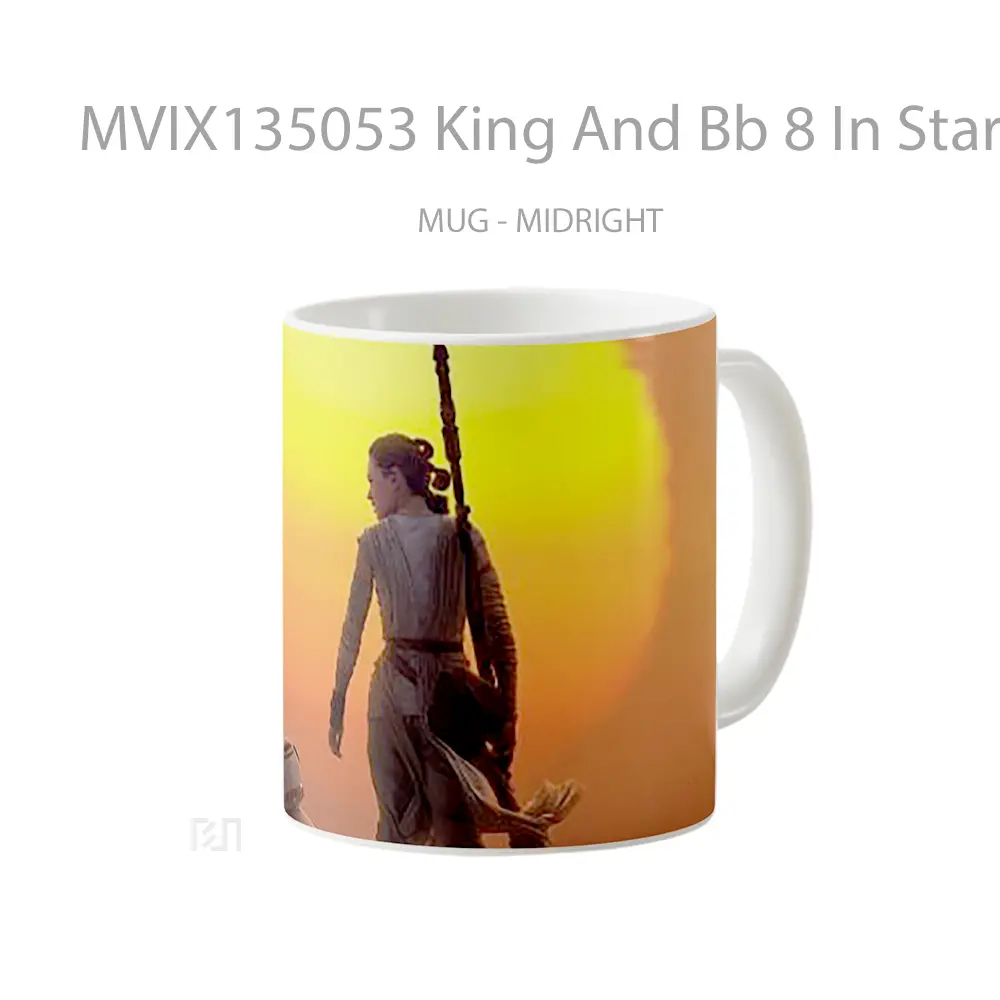Mug King And Bb 8 In Star Wars Gelas Star Wars - All-side / Desain