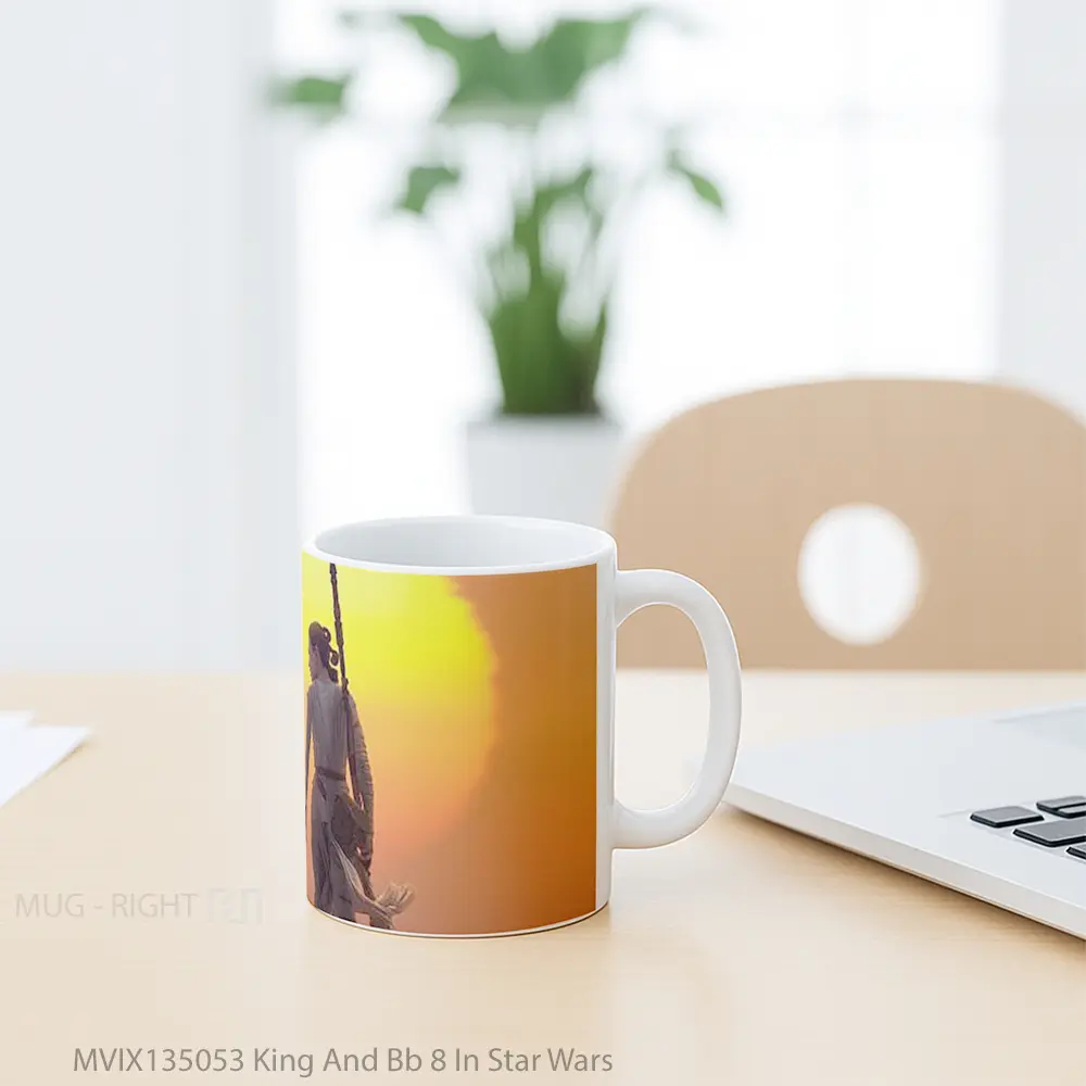 Mug King And Bb 8 In Star Wars Gelas Star Wars - All-side / Desain