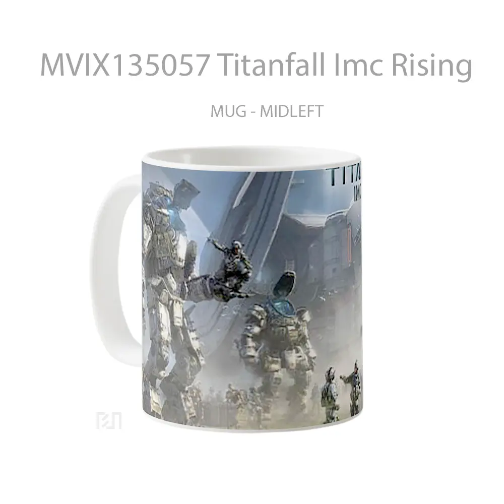 Mug Titanfall Imc Rising Gelas Keramik Unik - All-side / Desain