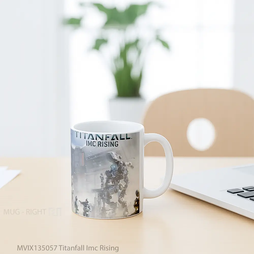 Mug Titanfall Imc Rising Gelas Keramik Unik - All-side / Desain