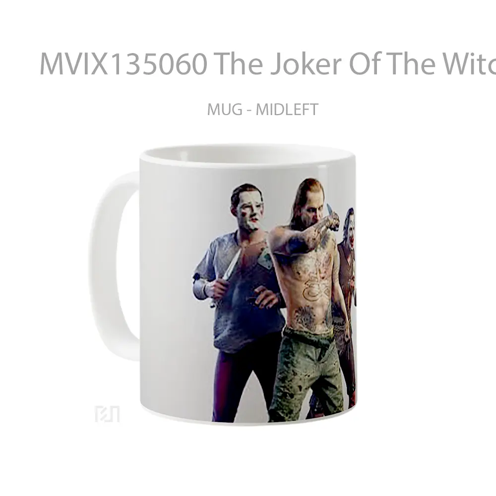 Mug The Joker Of The Witcher 3 Winter Hunt Gelas Superhero - All-side / Desain