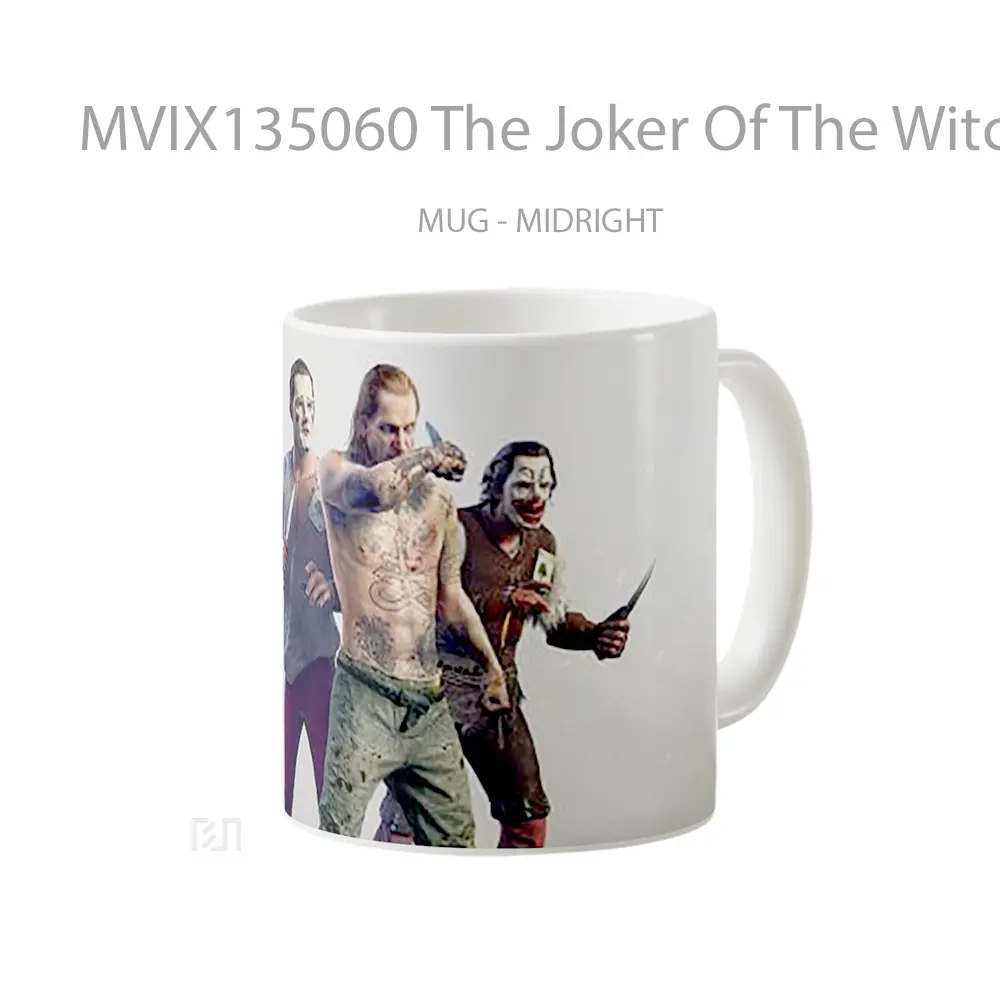 Mug The Joker Of The Witcher 3 Winter Hunt Gelas Superhero - All-side / Desain
