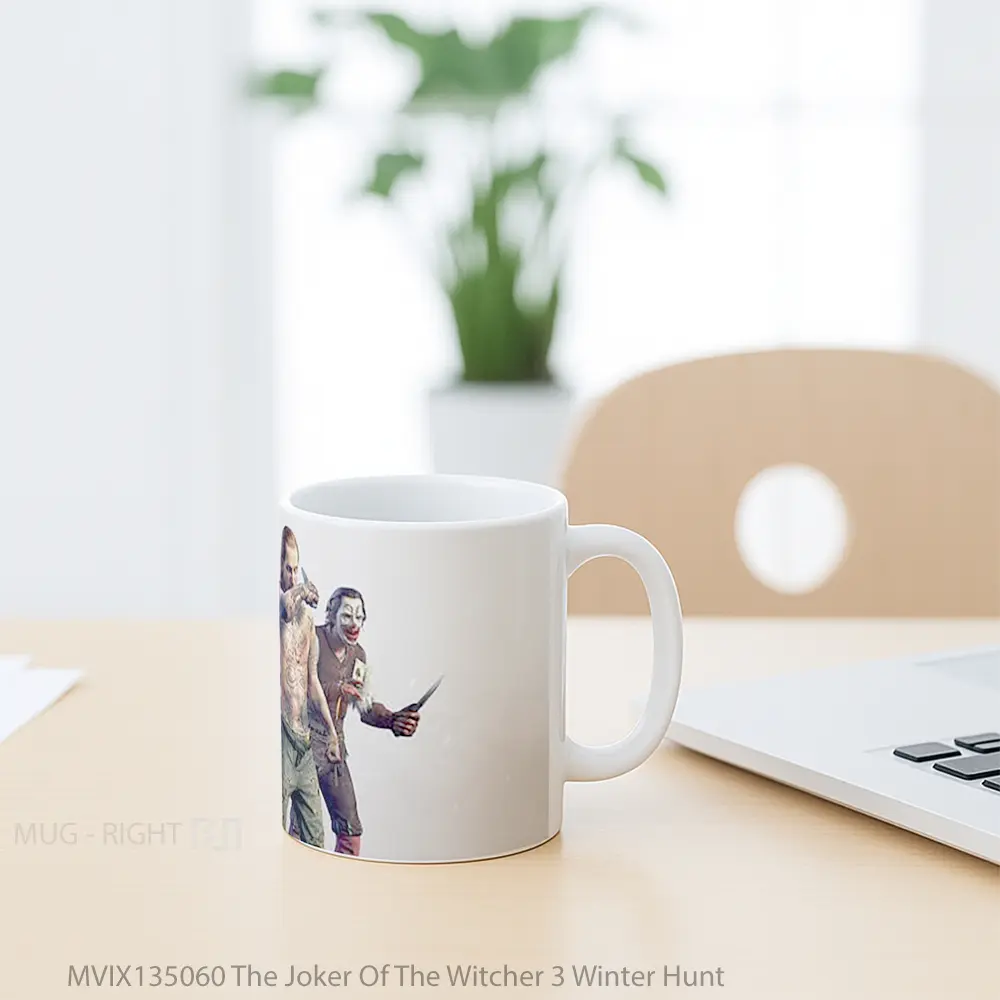Mug The Joker Of The Witcher 3 Winter Hunt Gelas Superhero - All-side / Desain
