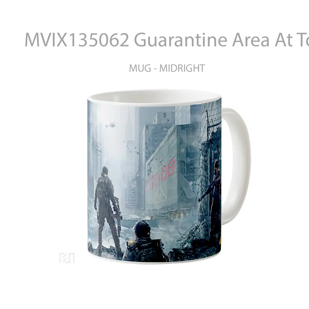 Mug Guarantine Area At Tom Clancys The Division Gelas Keramik Unik - All-side / Desain