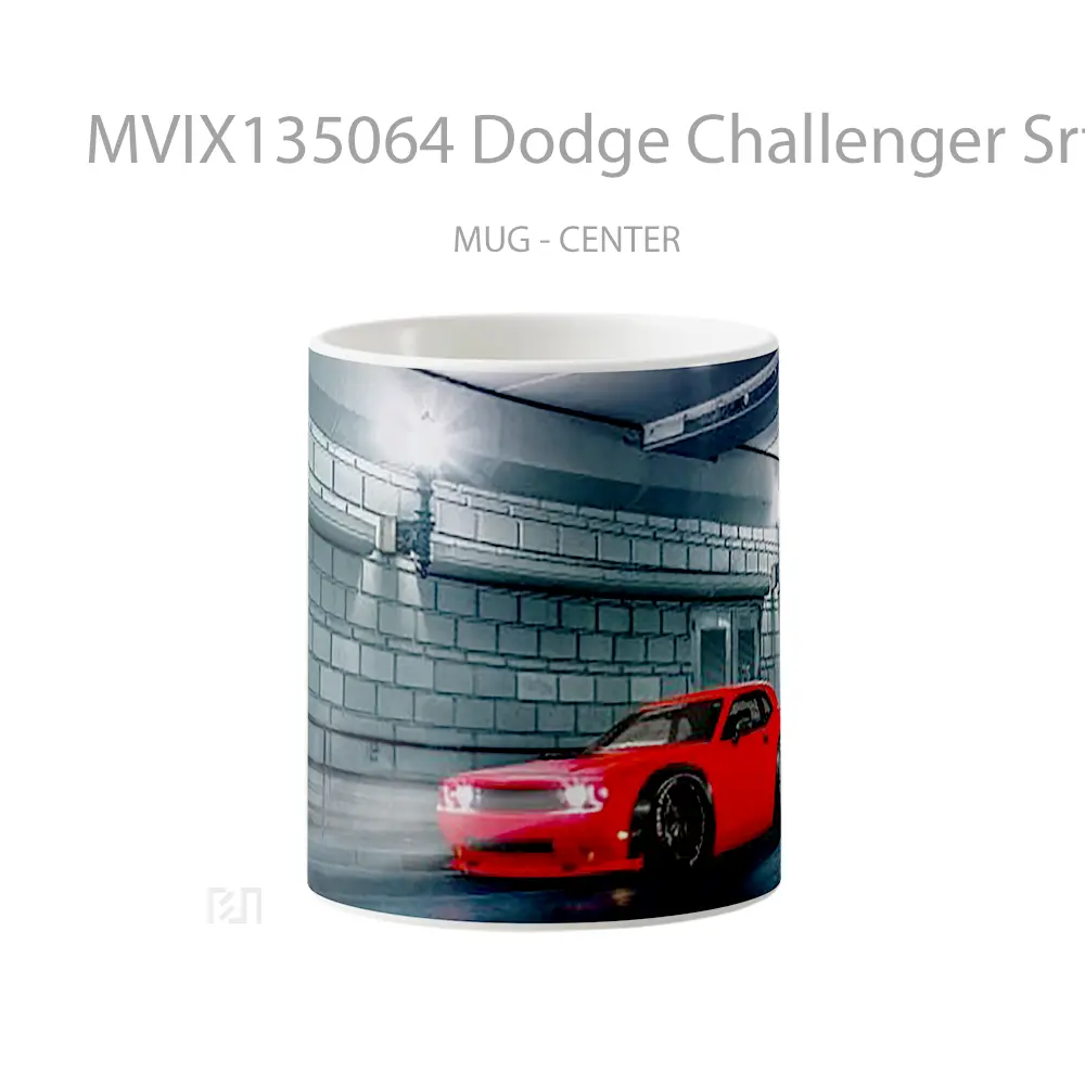 Mug Dodge Challenger Srt V3 Gelas Keramik Unik
