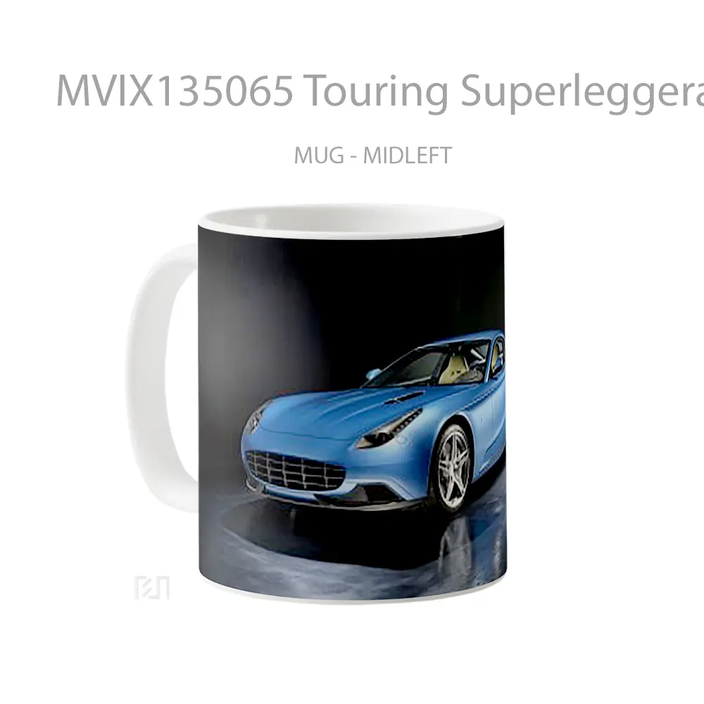 Mug Touring Superleggera Ferrari F12 Berlinetta Lusso Cangkir Mobil - All-side / Desain