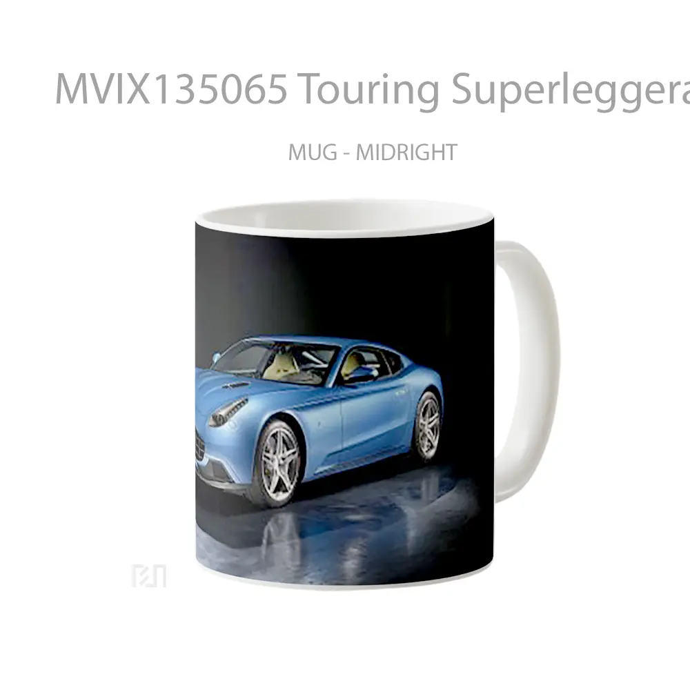 Mug Touring Superleggera Ferrari F12 Berlinetta Lusso Cangkir Mobil - All-side / Desain