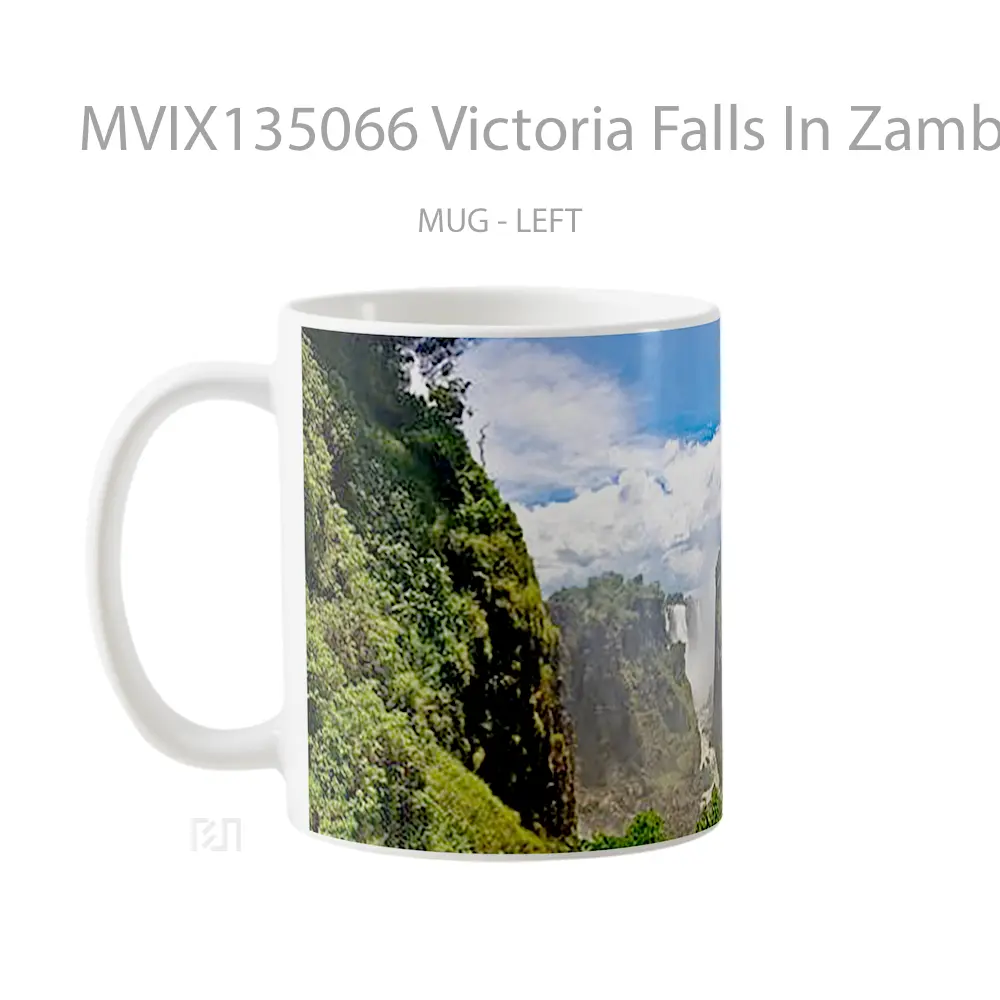 Mug Victoria Falls In Zambia Gelas Keramik Unik - All-side / Desain
