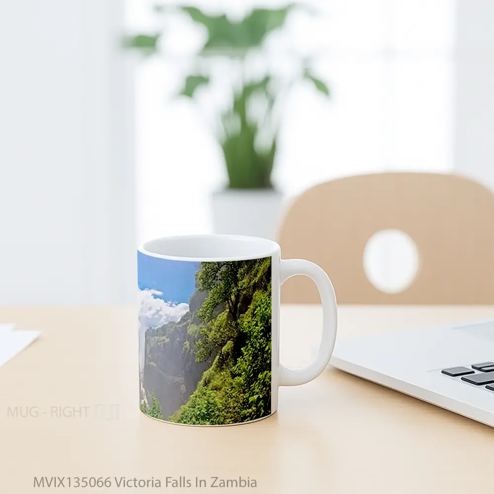 Mug Victoria Falls In Zambia Gelas Keramik Unik - All-side / Desain