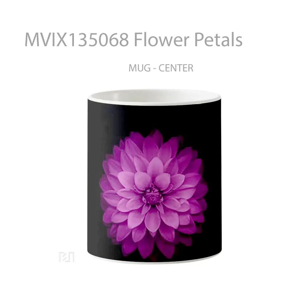 Mug Flower Petals Gelas Pemandangan Alam