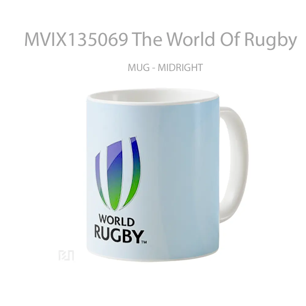 Mug The World Of Rugby Gelas Keramik Unik - All-side / Desain