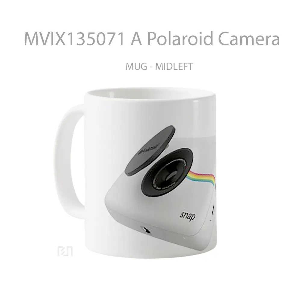 Mug A Polaroid Camera Gelas Keramik Unik - All-side / Desain