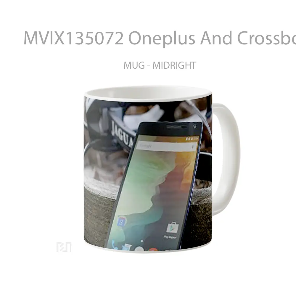 Mug Oneplus And Crossbow Gelas Keramik Unik - All-side / Desain