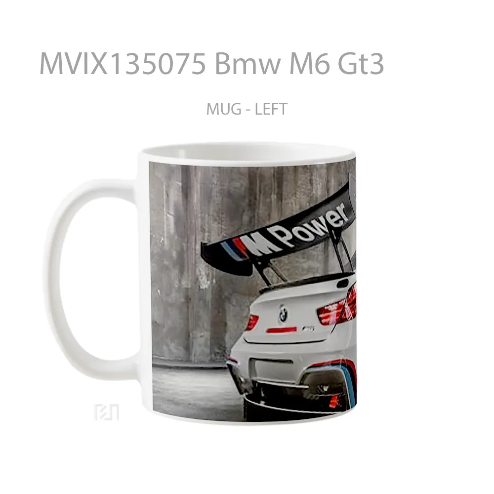 Mug Bmw M6 Gt3 Cangkir Mobil - All-side / Desain